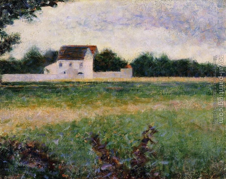 Georges Seurat : Landscape of the Ile de France